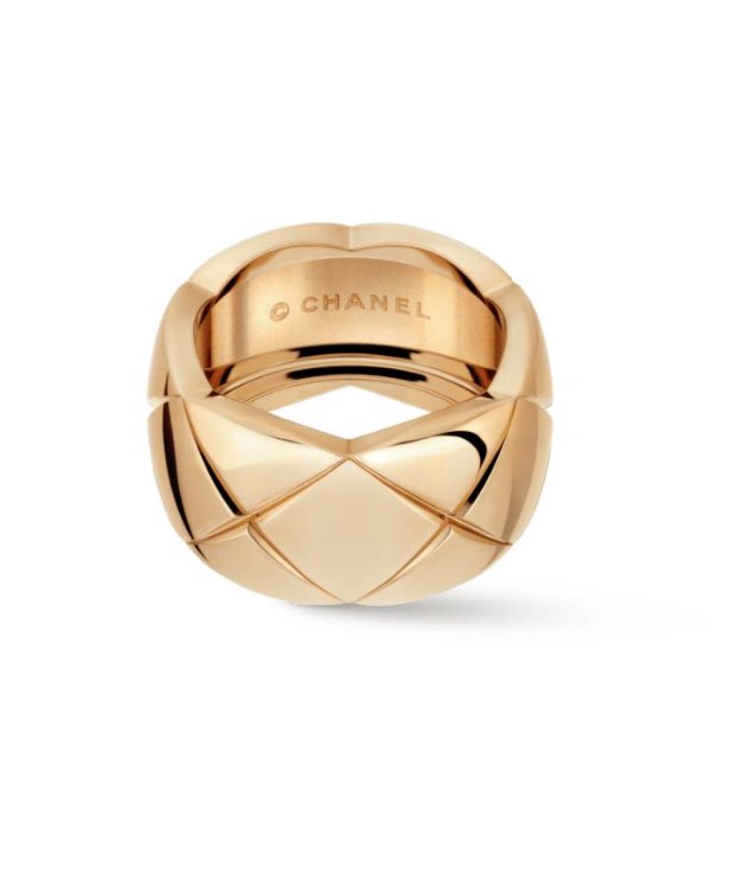 CHANEL Бежевое кольцо из розового золота, фото 2