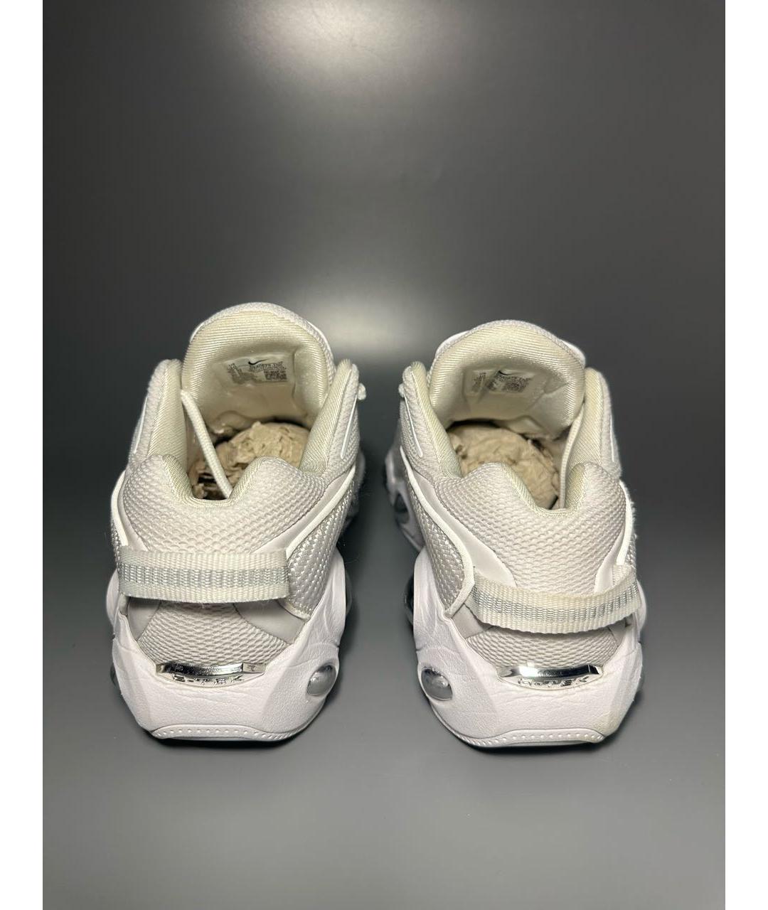 NIKE Белые текстильные низкие кроссовки / кеды, фото 4