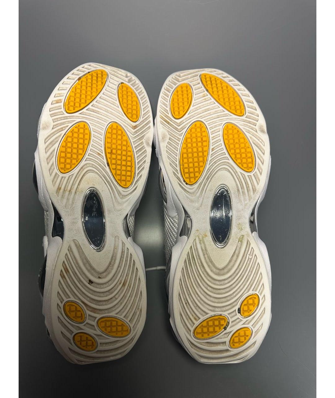 NIKE Белые текстильные низкие кроссовки / кеды, фото 8