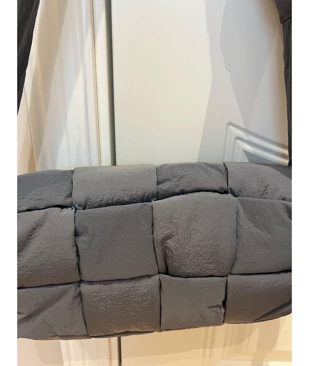 BOTTEGA VENETA Антрацитовая сумка на плечо, фото 2