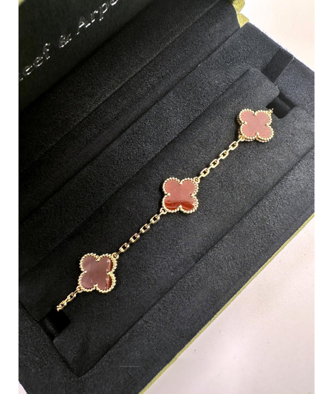 VAN CLEEF & ARPELS Красный браслет из желтого золота, фото 3
