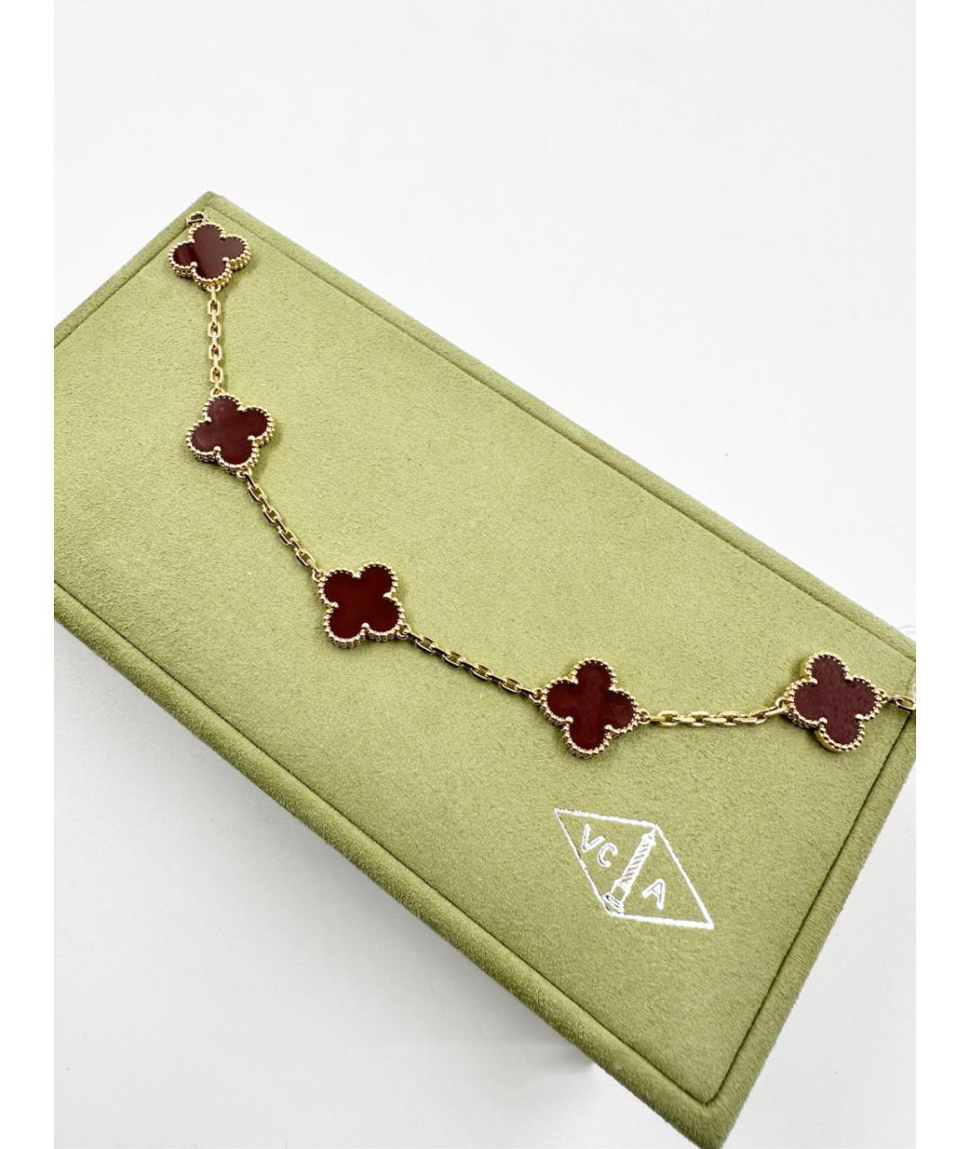 VAN CLEEF & ARPELS Красный браслет из желтого золота, фото 2