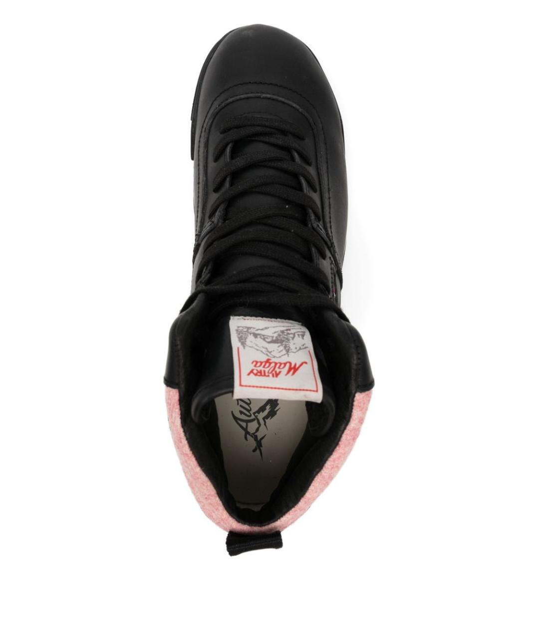 AUTRY Черные кожаные низкие ботинки, фото 3