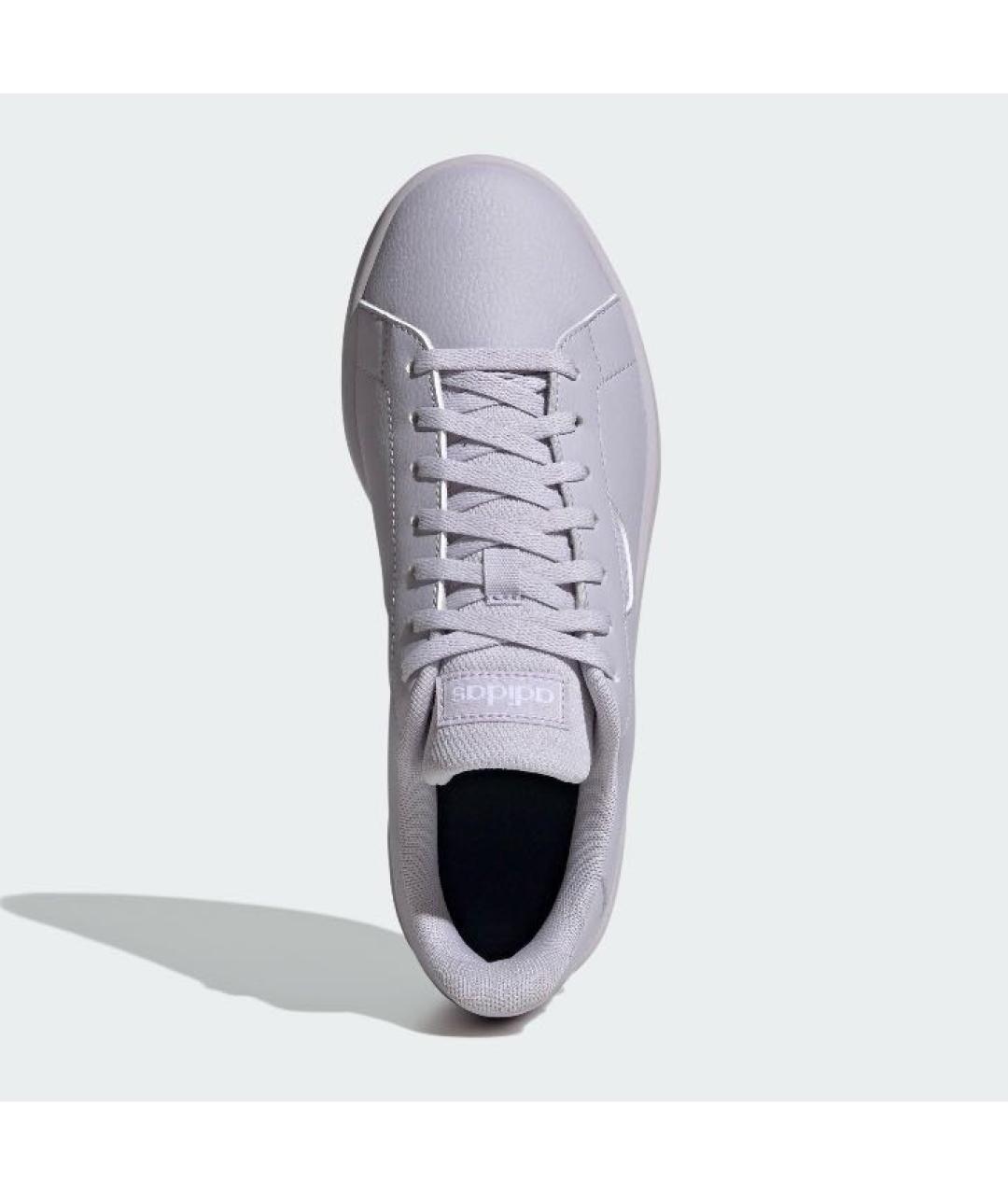 ADIDAS Фиолетовые кожаные кроссовки, фото 2