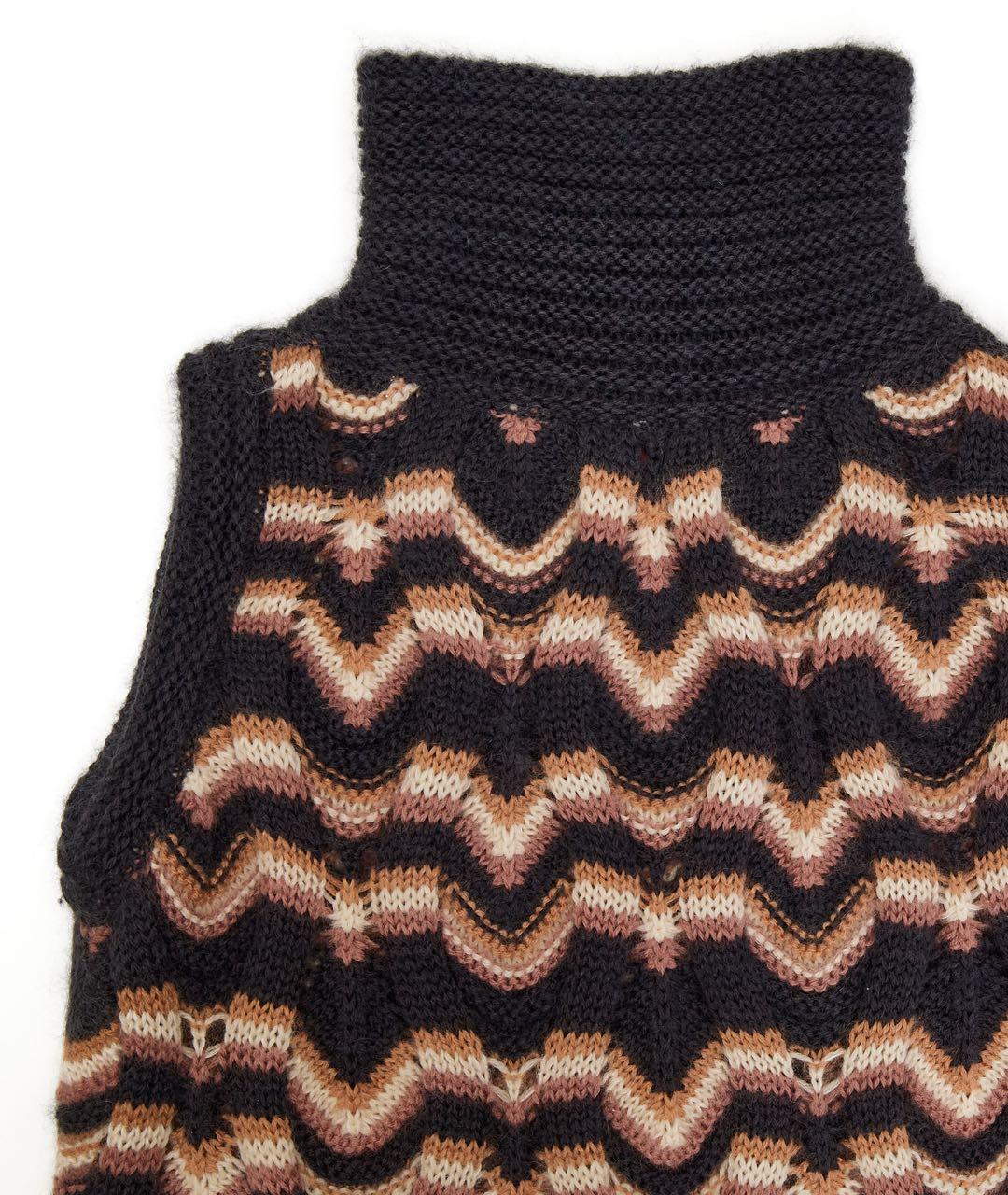 MISSONI Черное вискозное повседневное платье, фото 3