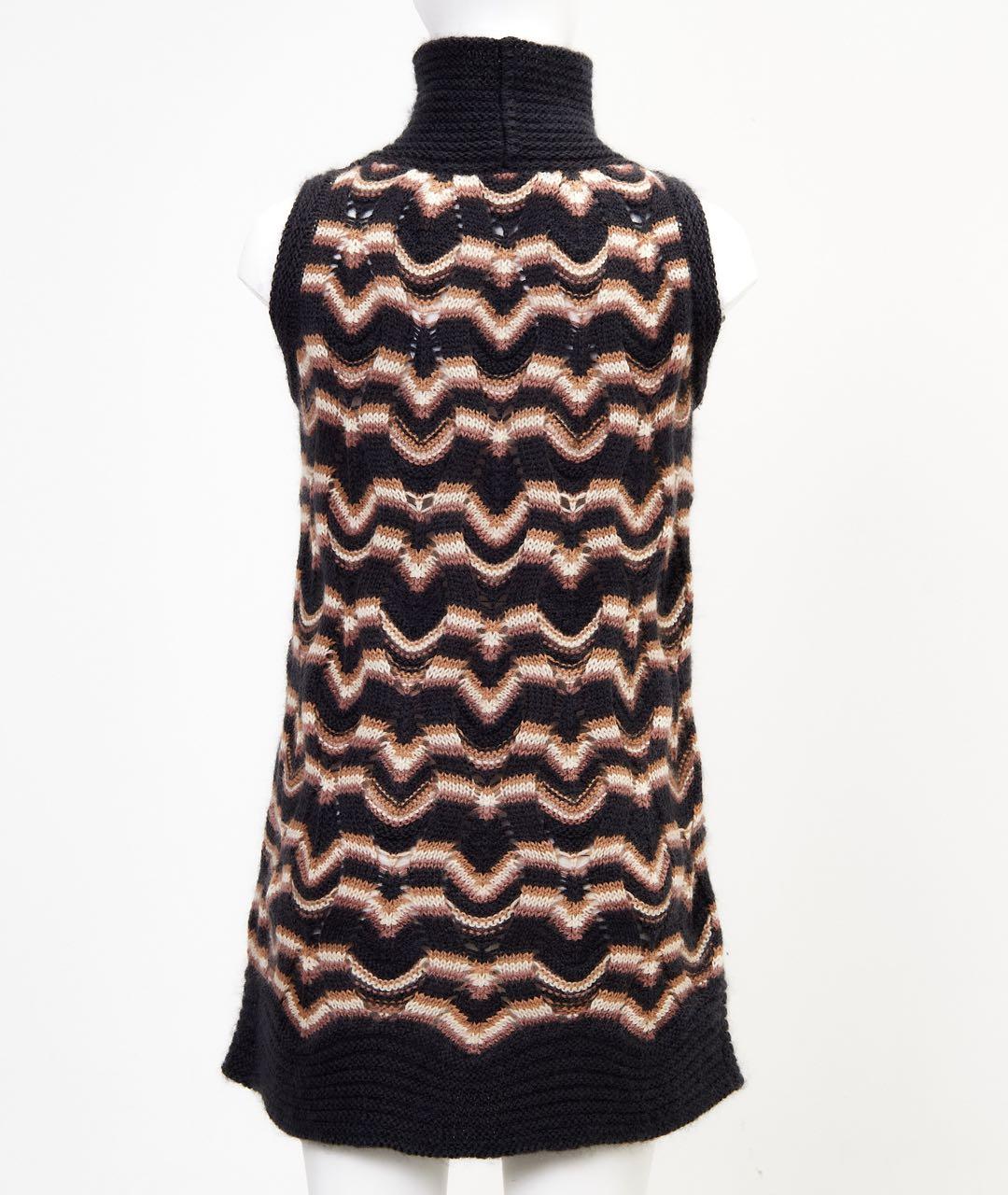 MISSONI Черное вискозное повседневное платье, фото 2