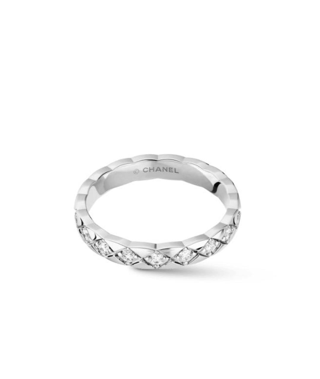 CHANEL Серебряное кольцо из белого золота, фото 2