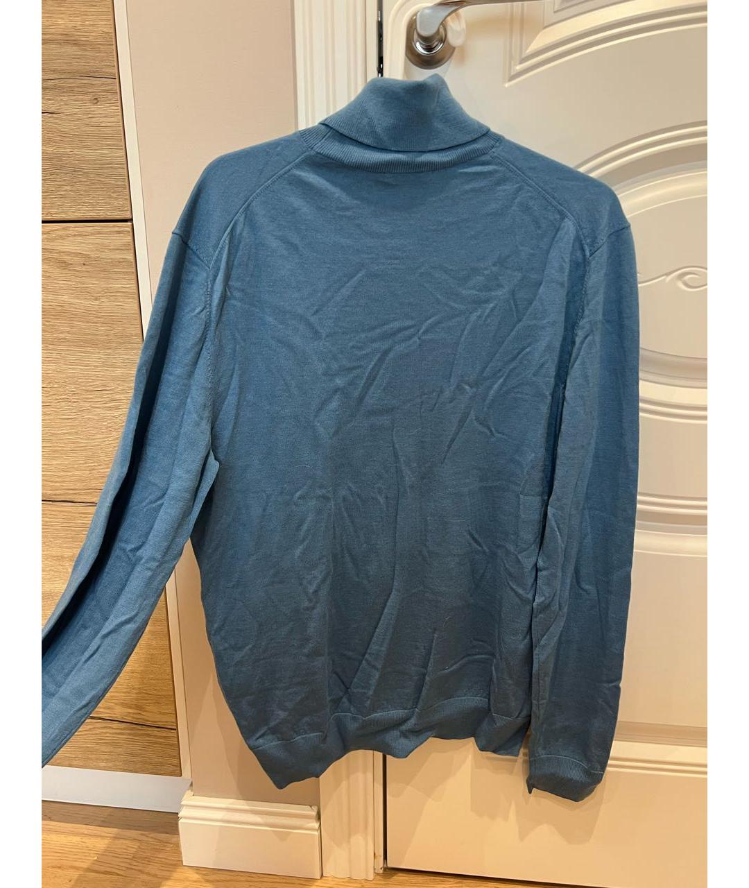 12 STOREEZ Темно-синяя кашемировая водолазка, фото 2
