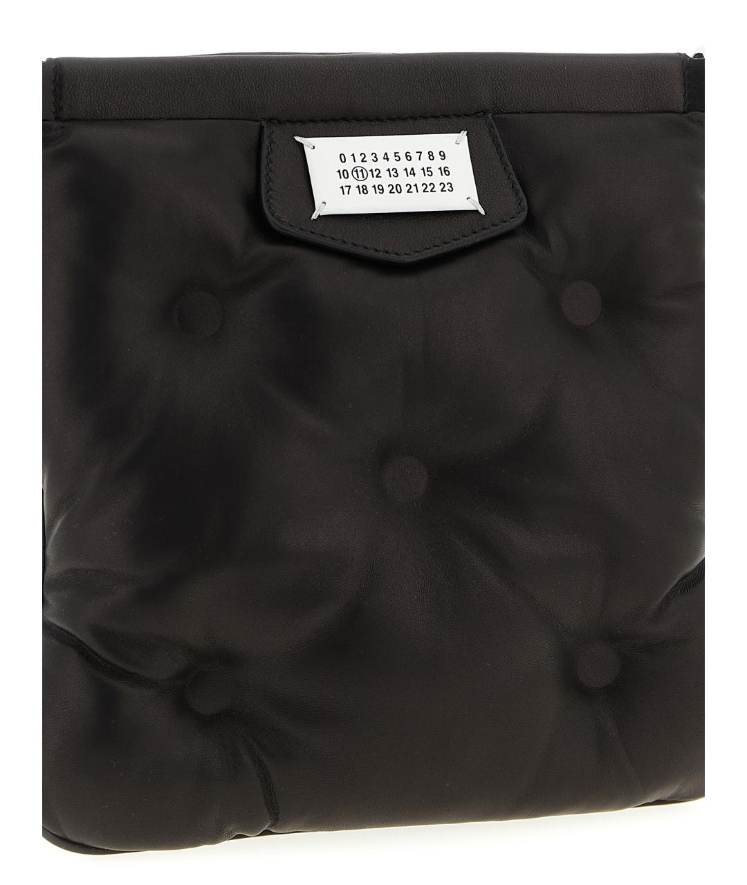 MAISON MARGIELA Черная кожаная сумка через плечо, фото 1