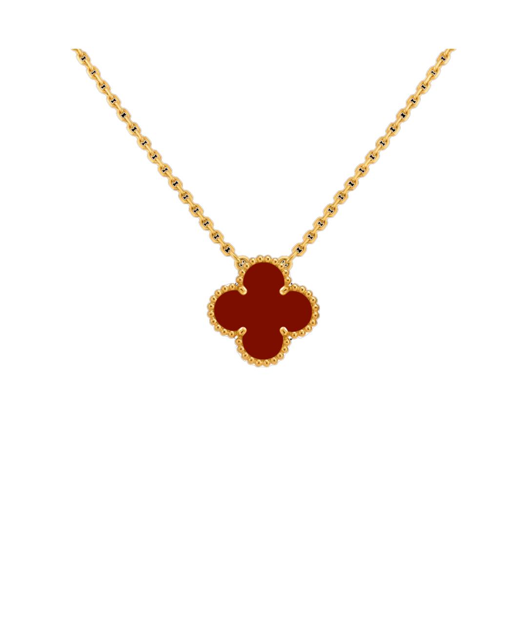 VAN CLEEF & ARPELS Красная подвеска из желтого золота, фото 1