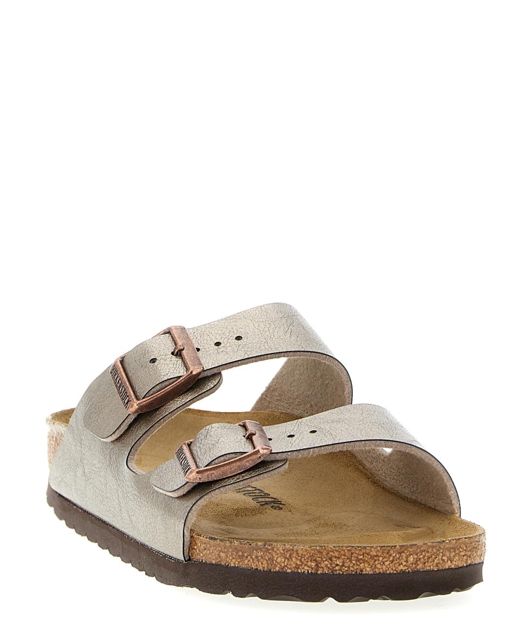 BIRKENSTOCK Серые шлепанцы, фото 2
