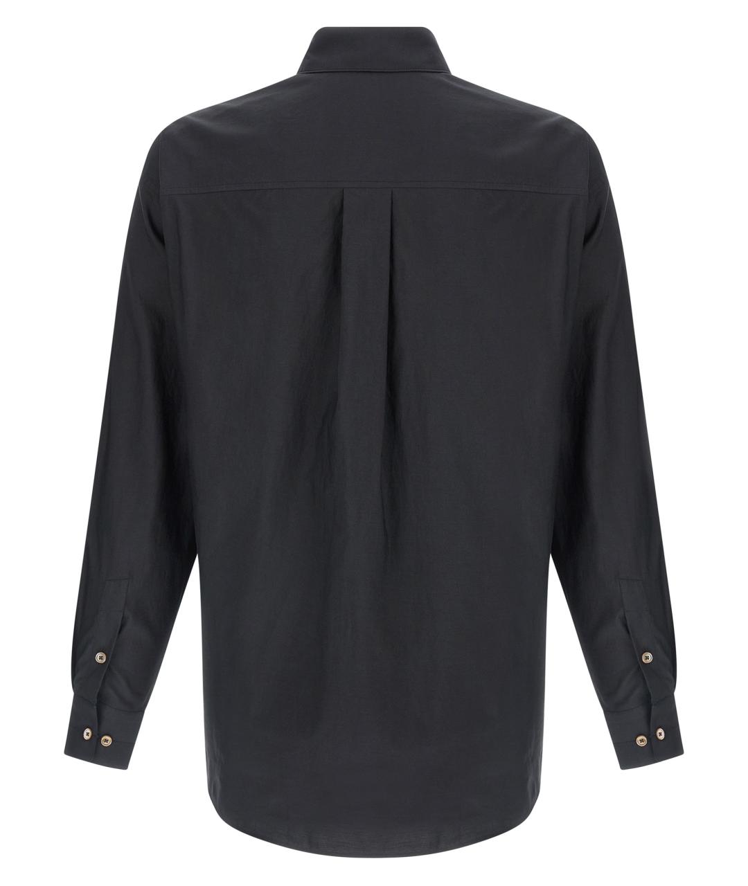 LEMAIRE Серая хлопковая кэжуал рубашка, фото 4