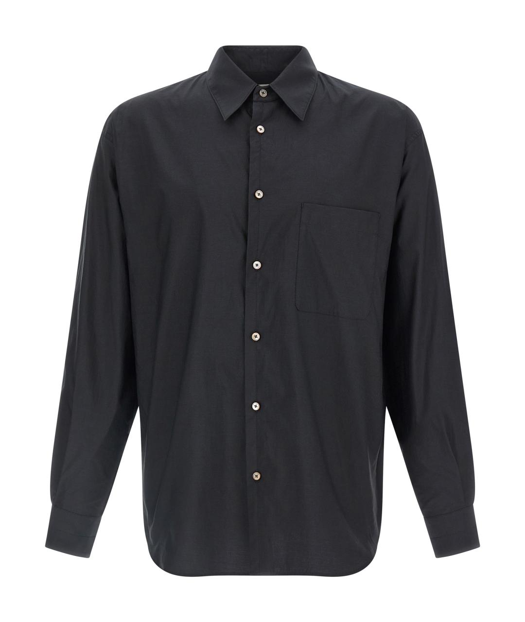 LEMAIRE Серая хлопковая кэжуал рубашка, фото 1