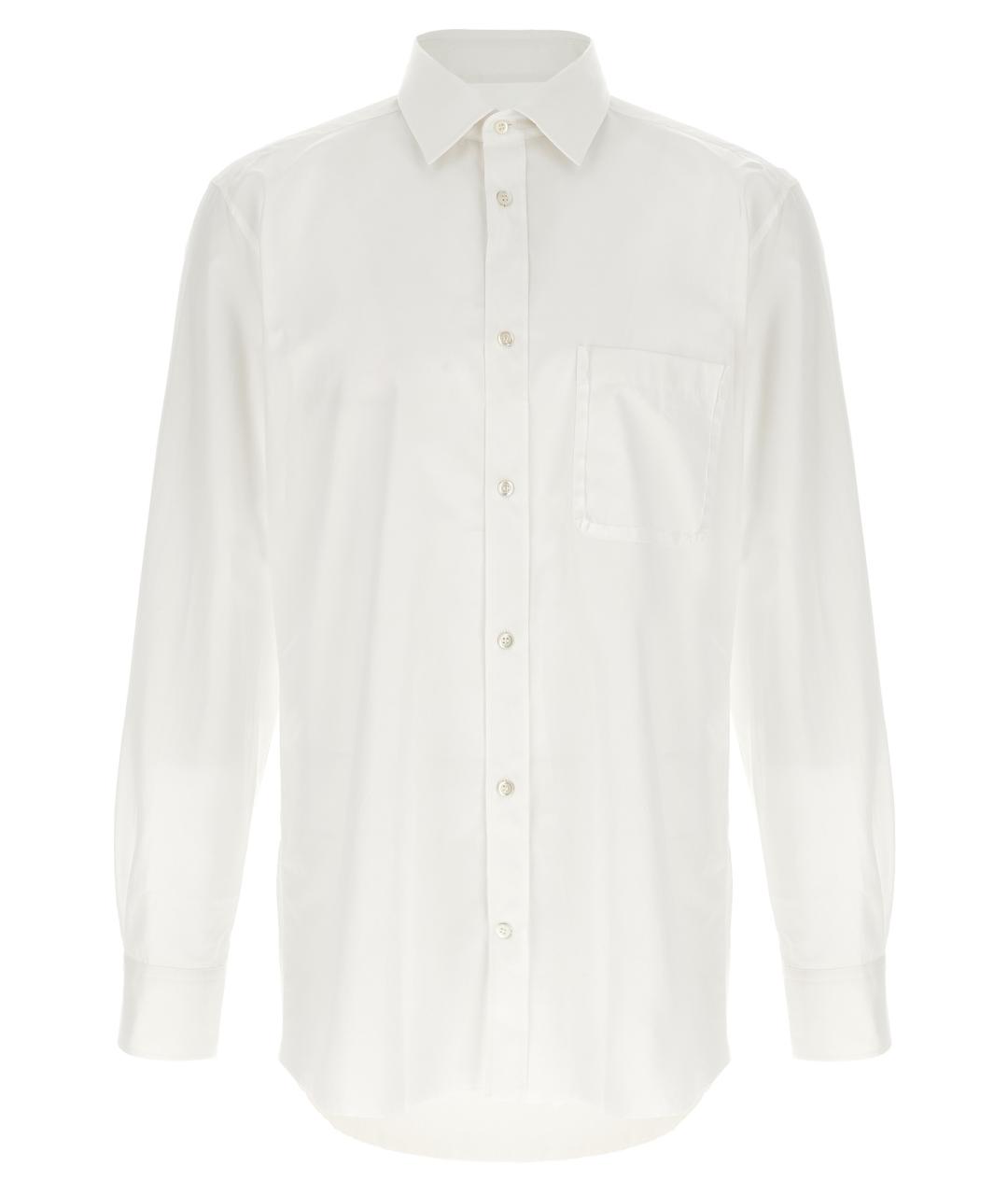 MAISON MARGIELA Белая хлопковая кэжуал рубашка, фото 1
