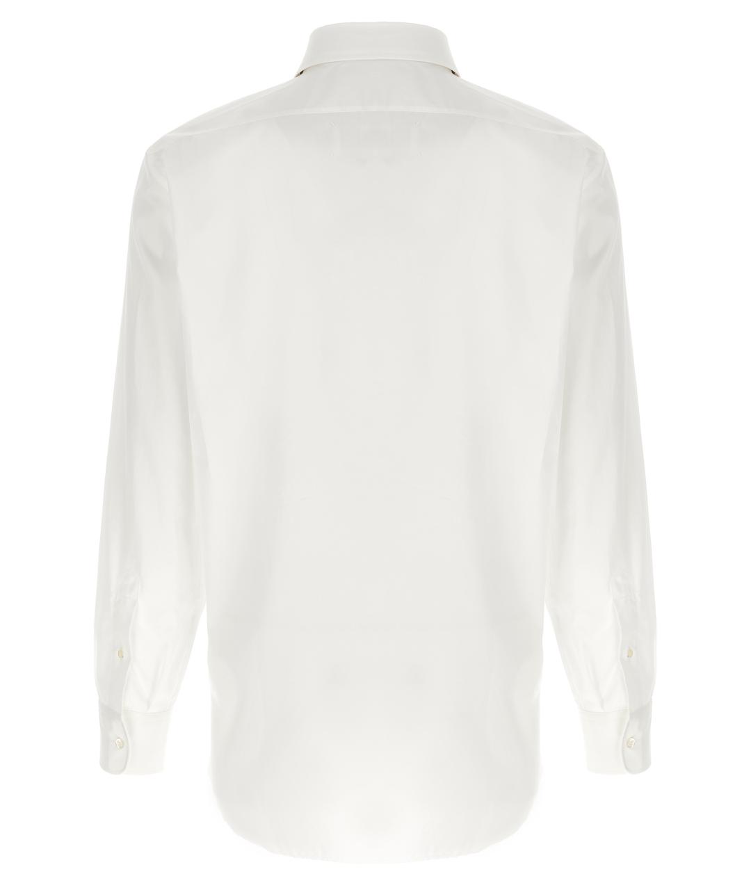 MAISON MARGIELA Белая хлопковая кэжуал рубашка, фото 2