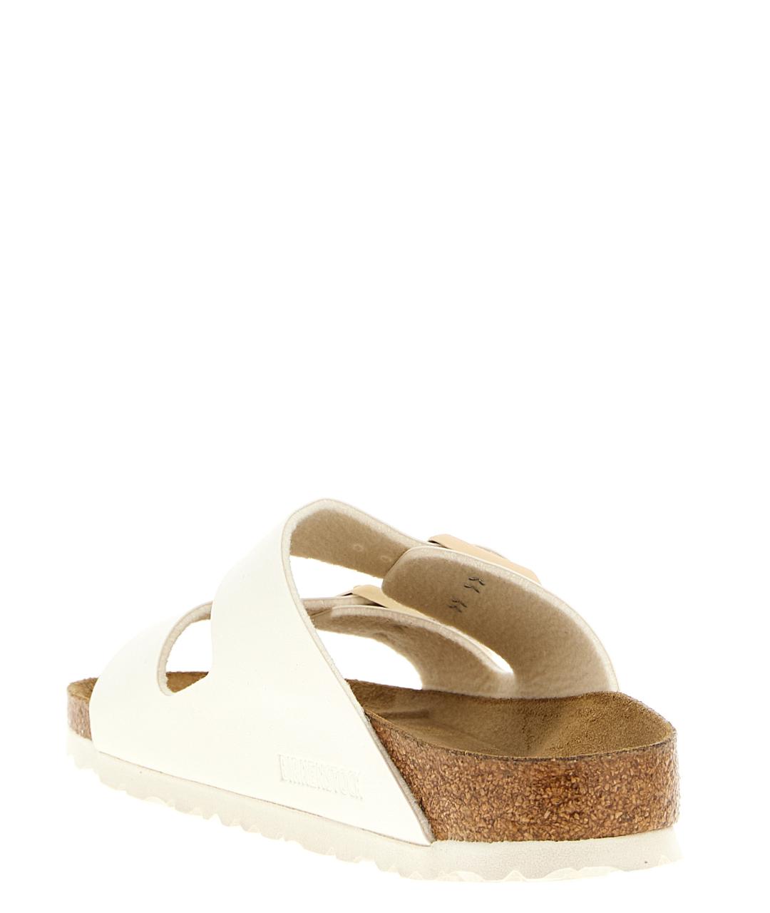 BIRKENSTOCK Бежевые шлепанцы, фото 3