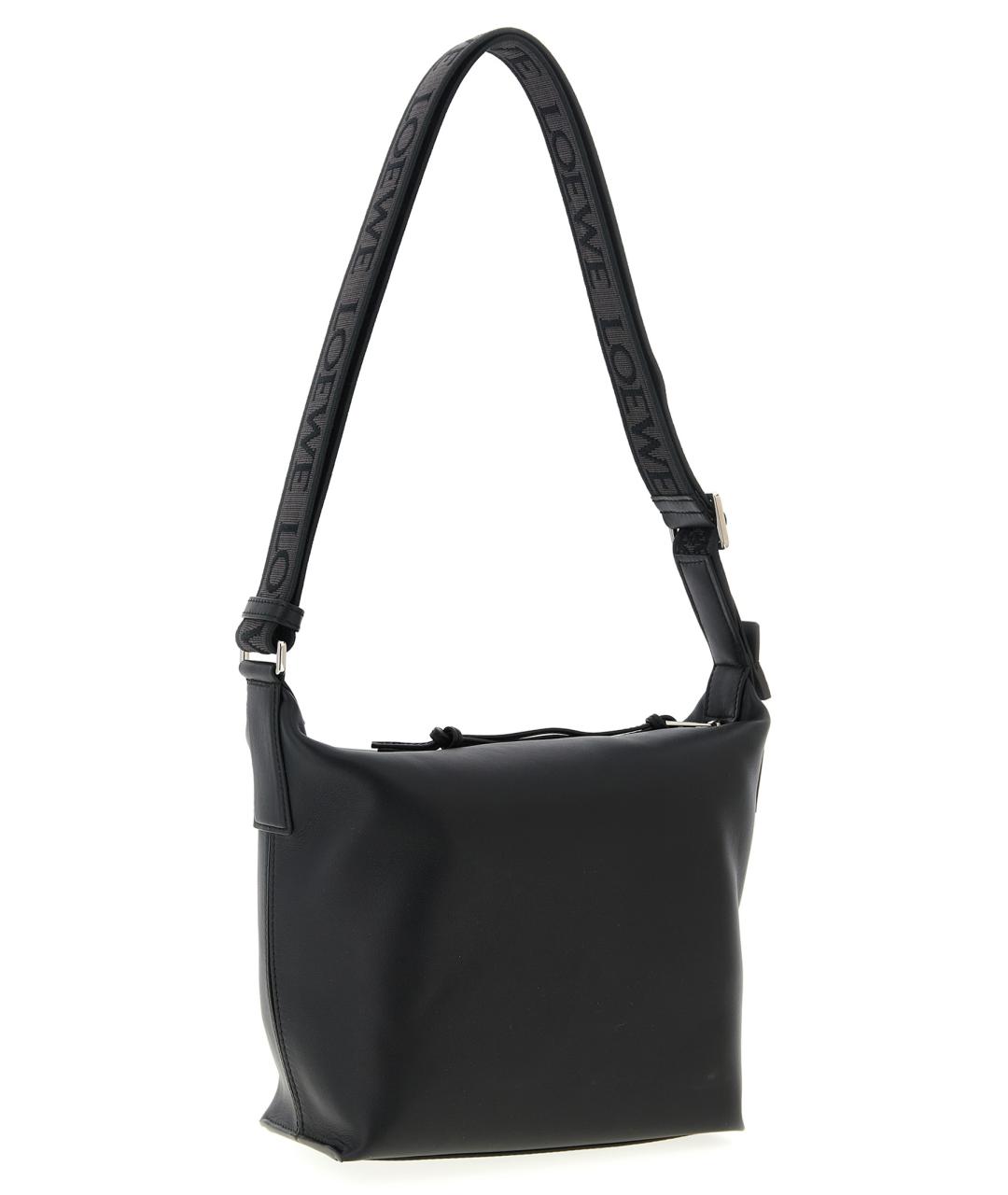 LOEWE Черная кожаная сумка на плечо, фото 2