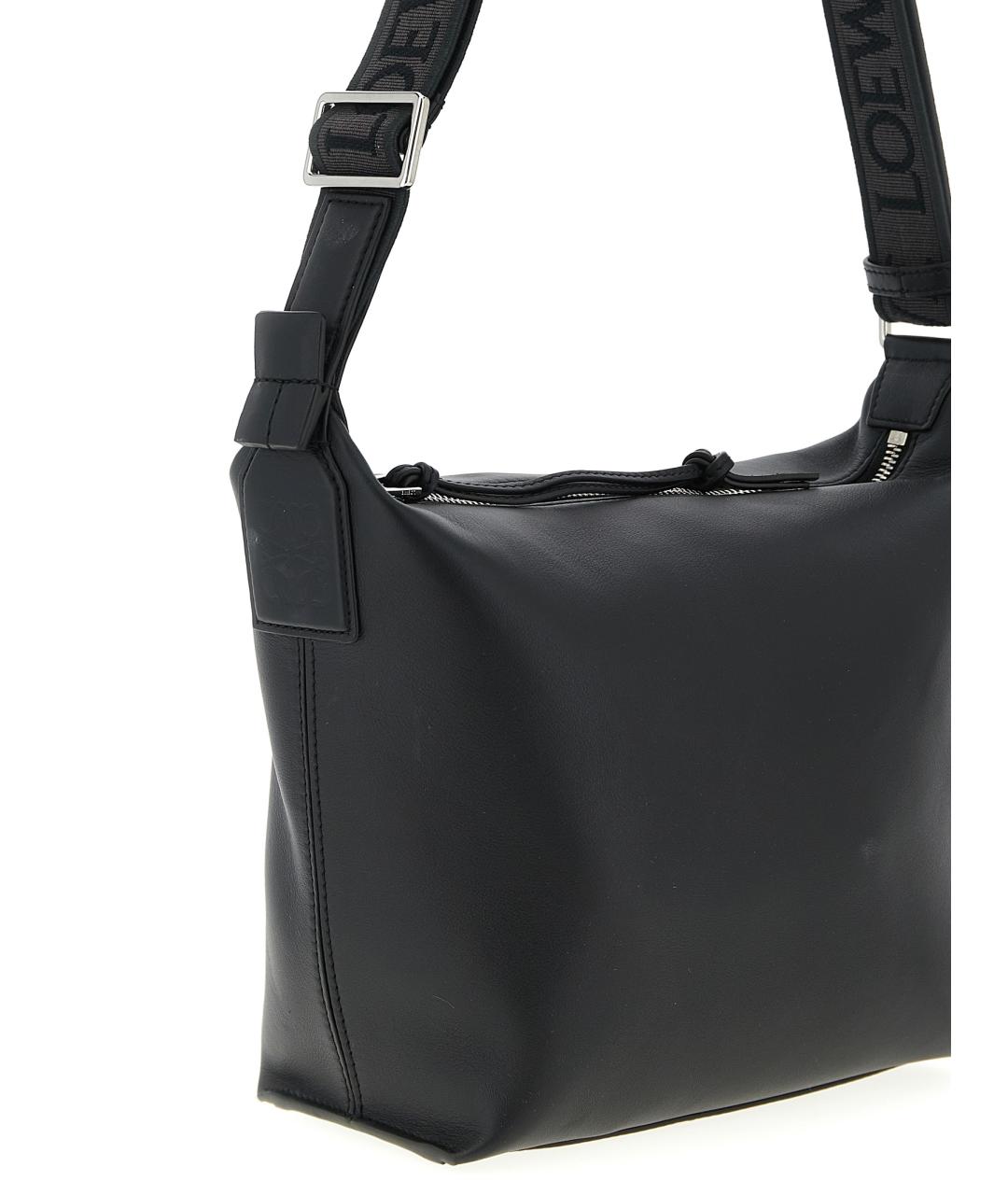 LOEWE Черная кожаная сумка на плечо, фото 3