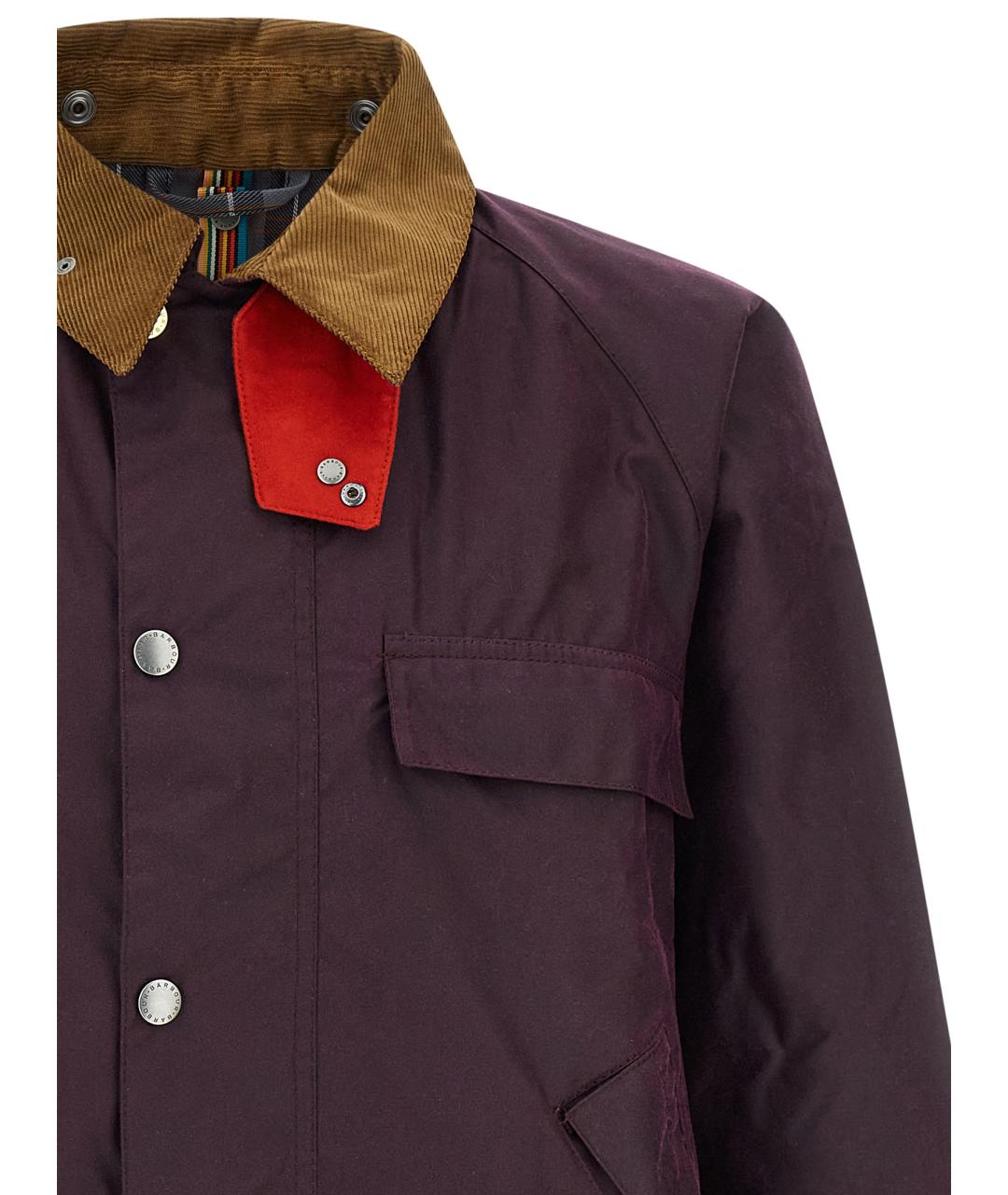 BARBOUR Фиолетовая хлопковая куртка, фото 4