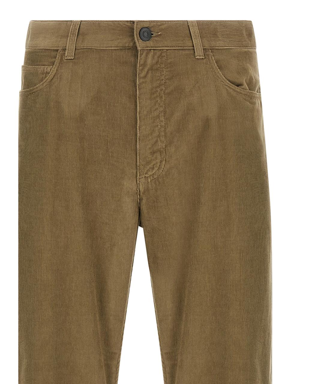 THE ROW Бежевые хлопковые повседневные брюки, фото 3