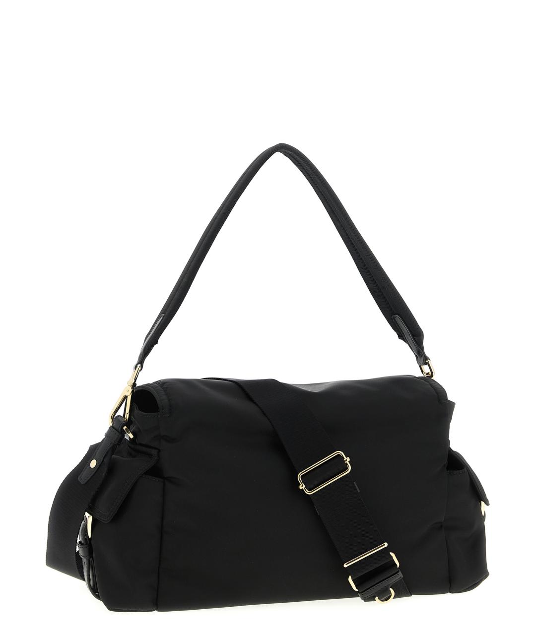 PRADA Черная синтетическая сумка через плечо, фото 2