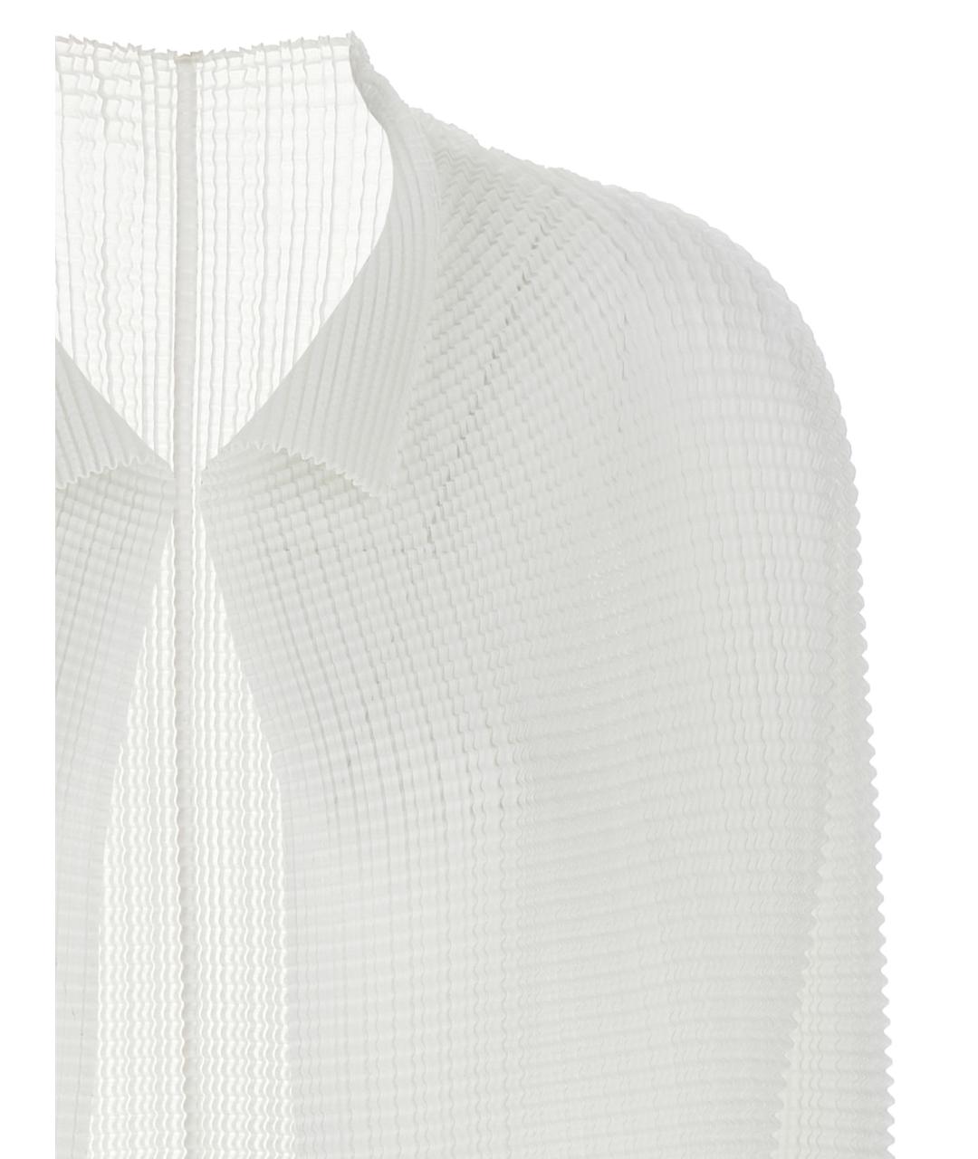 ISSEY MIYAKE Белый полиэстеровый кардиган, фото 3