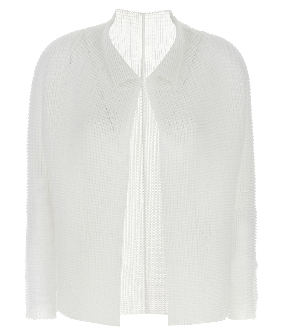 ISSEY MIYAKE Белый полиэстеровый кардиган, фото 1