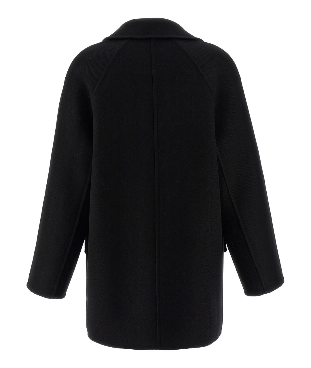 THE ROW Черное шерстяное пальто, фото 3