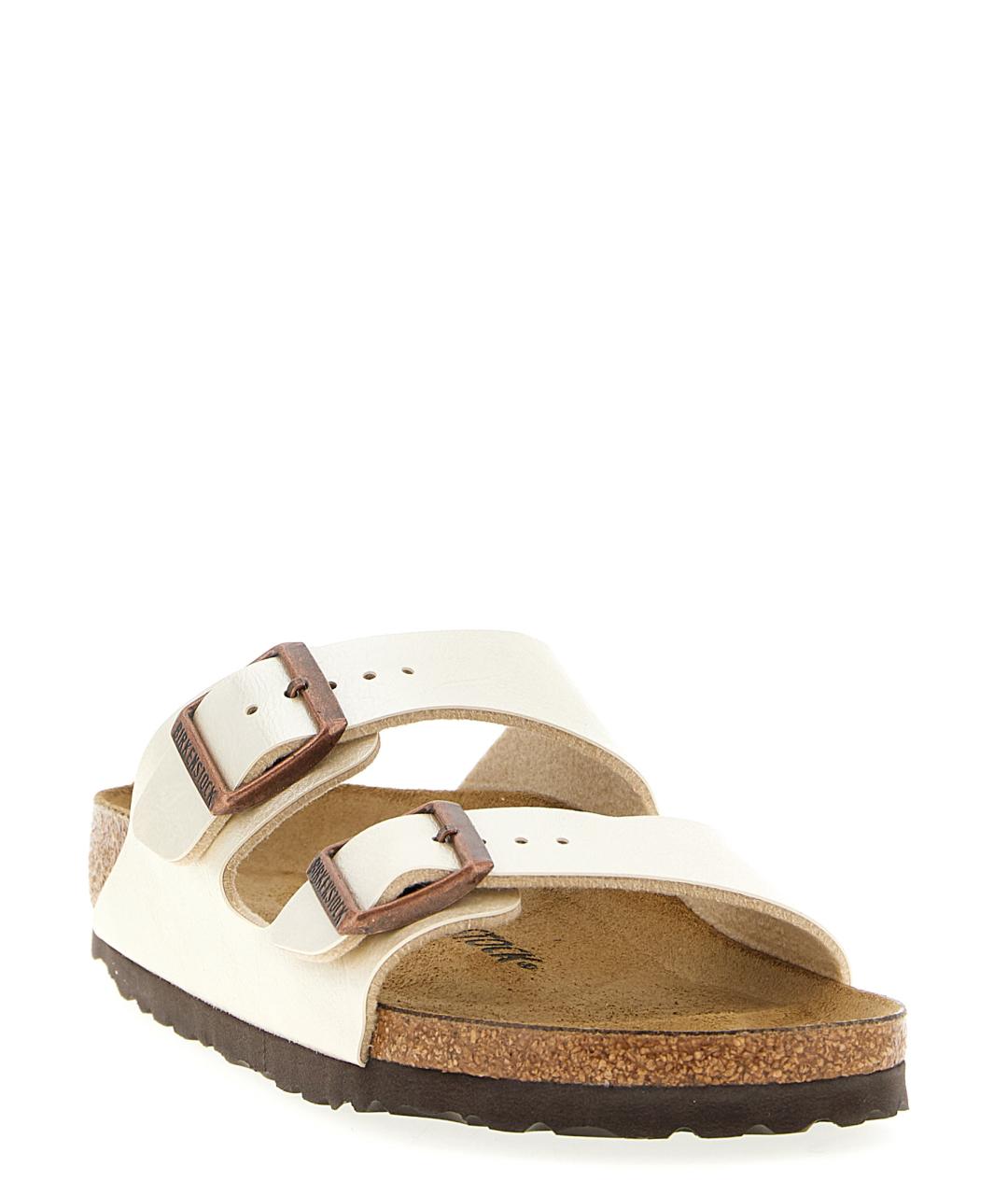 BIRKENSTOCK Белые шлепанцы, фото 2