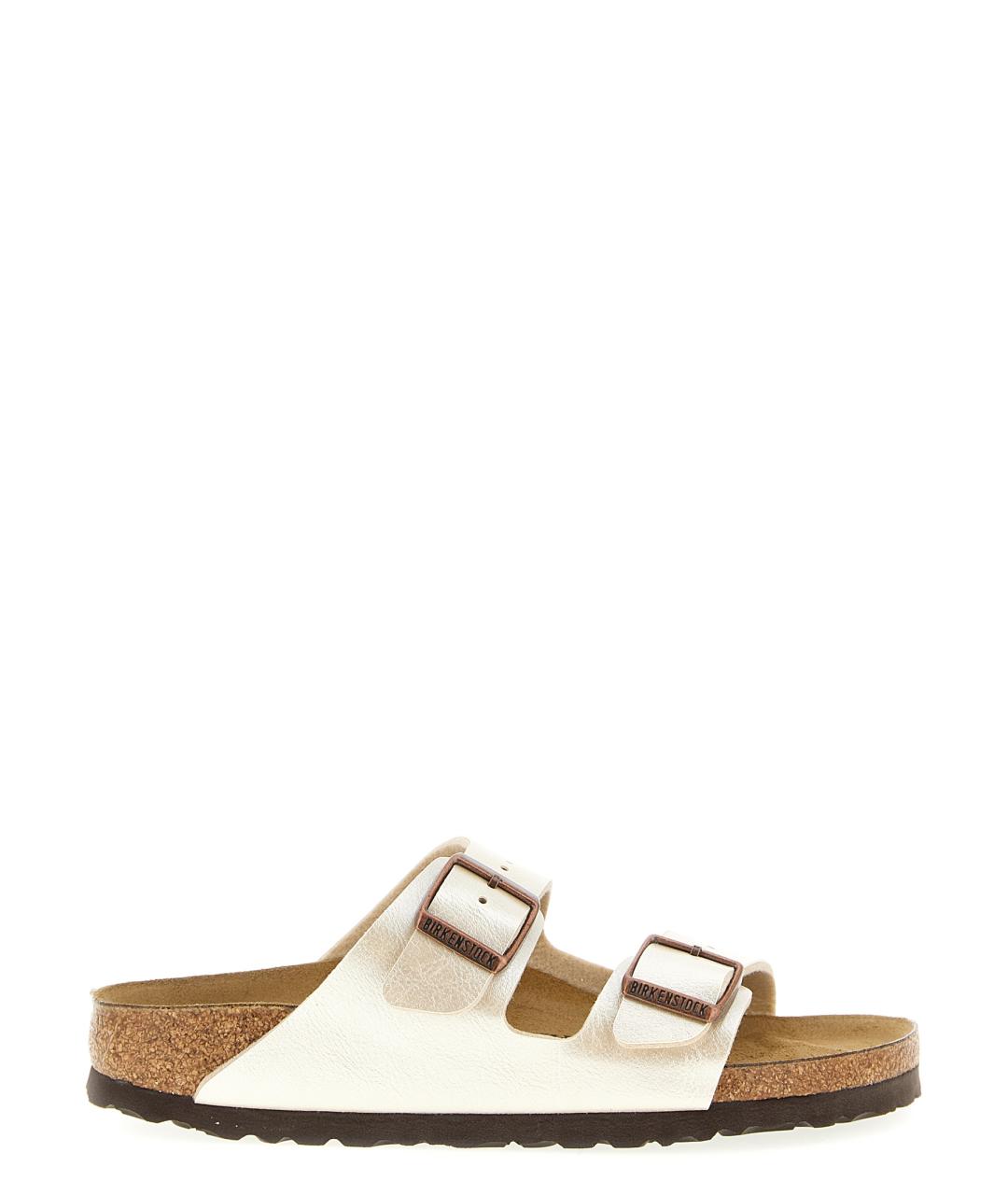 BIRKENSTOCK Белые шлепанцы, фото 1