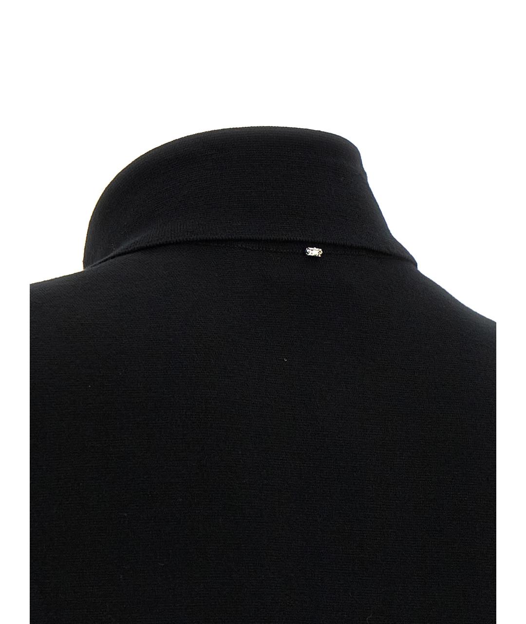 SPORTMAX Черная вискозная блузы, фото 4