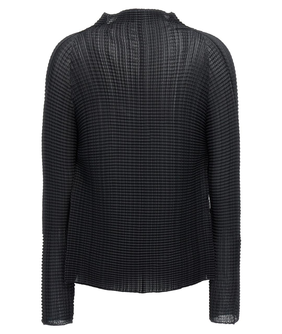 ISSEY MIYAKE Черный полиэстеровый кардиган, фото 2