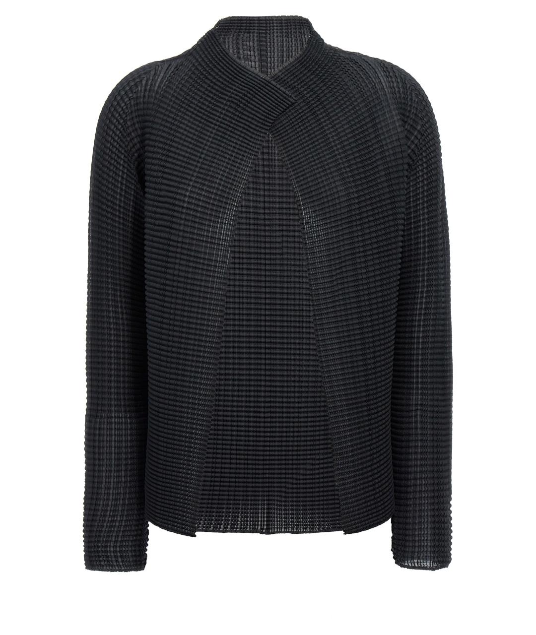 ISSEY MIYAKE Черный полиэстеровый кардиган, фото 1