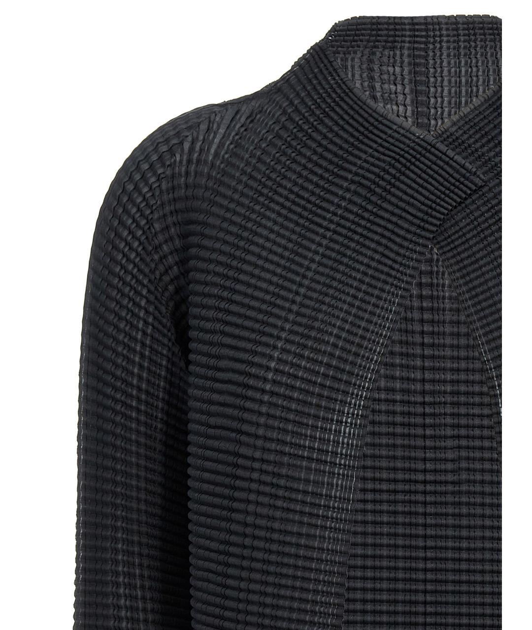 ISSEY MIYAKE Черный полиэстеровый кардиган, фото 3