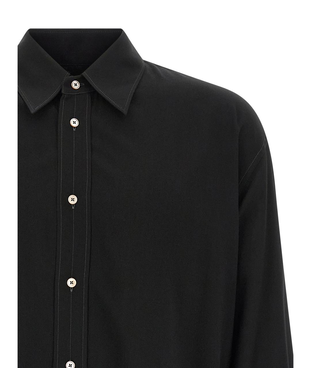 LEMAIRE Черная кэжуал рубашка, фото 3