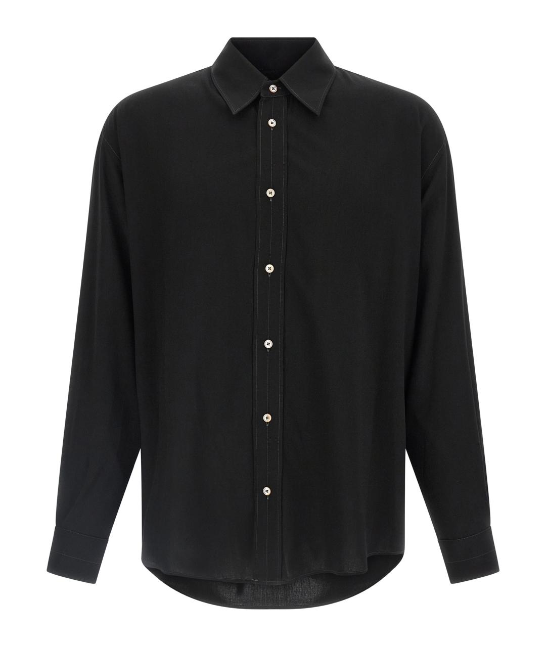 LEMAIRE Черная кэжуал рубашка, фото 1