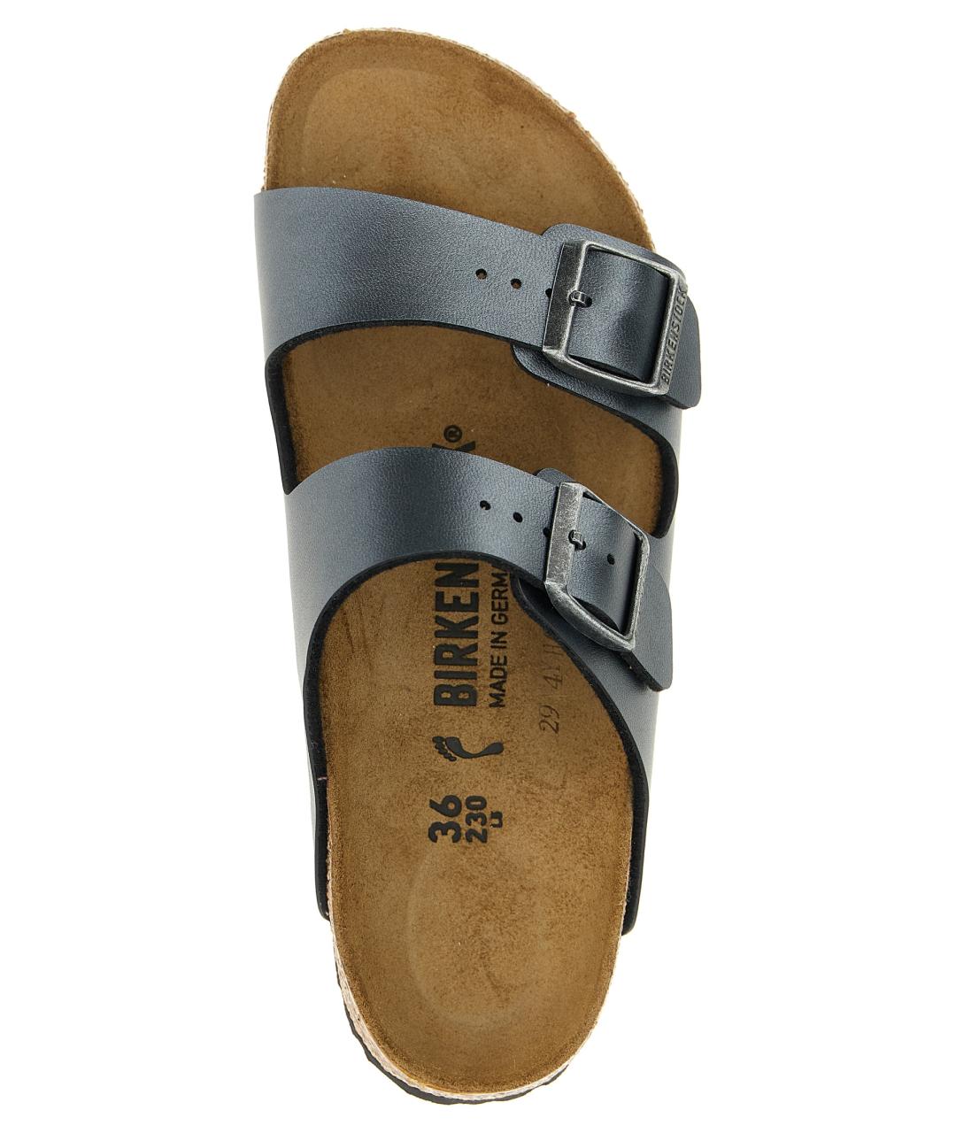 BIRKENSTOCK Черные шлепанцы, фото 3