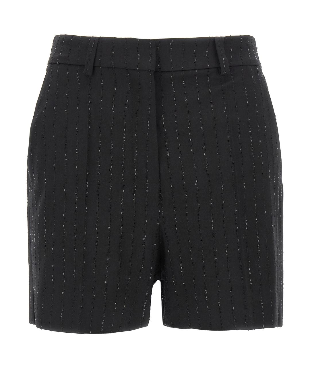 MAX MARA Черные шерстяные шорты, фото 1