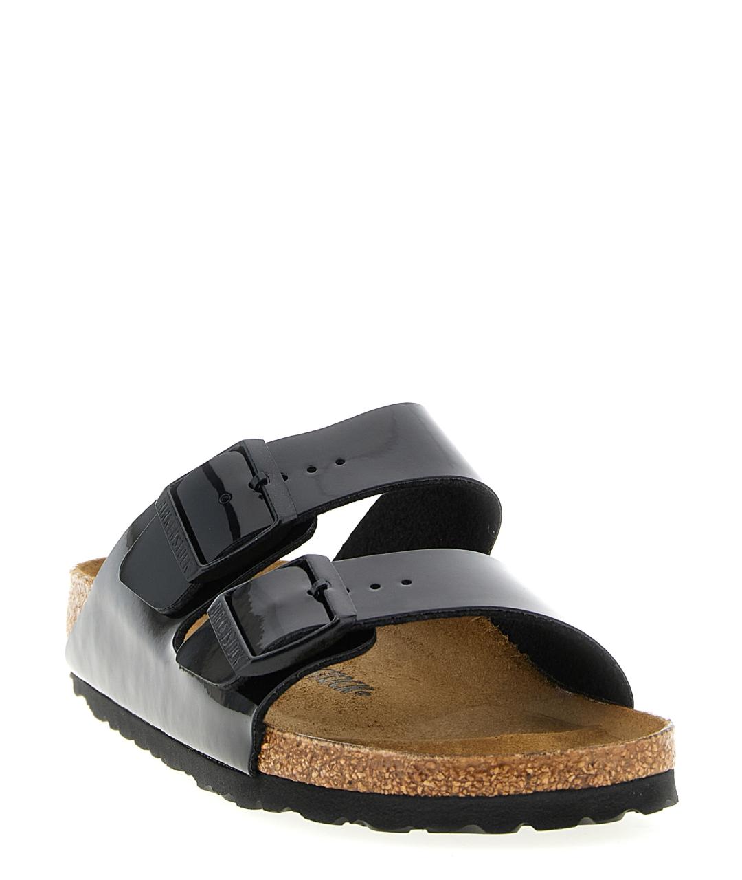 BIRKENSTOCK Черные шлепанцы, фото 2