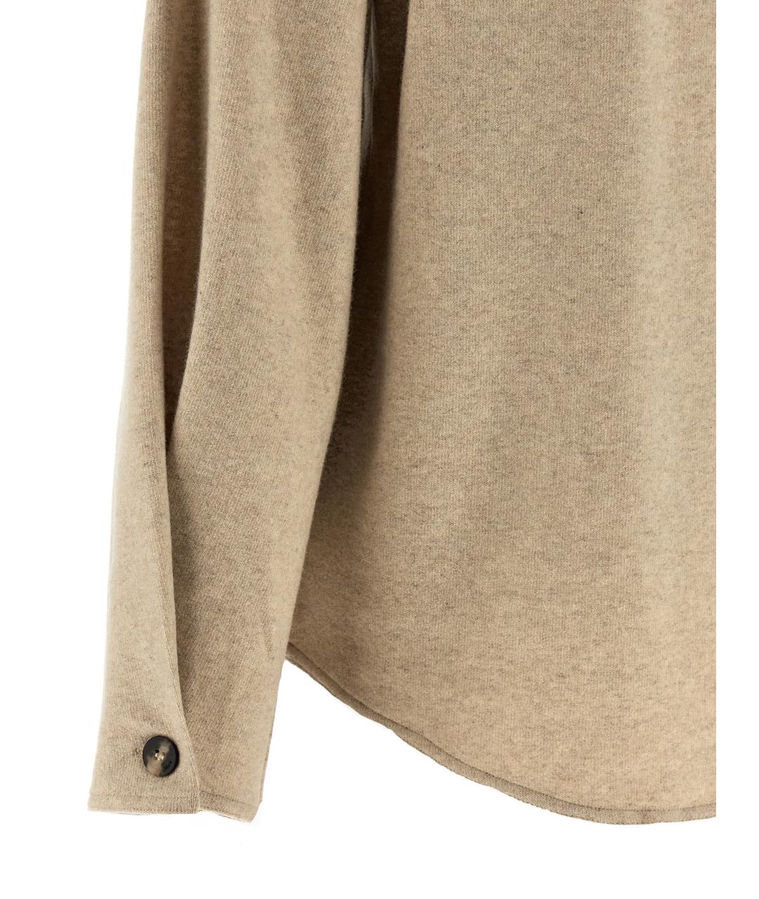 MAX MARA Бежевая кашемировая блузы, фото 4