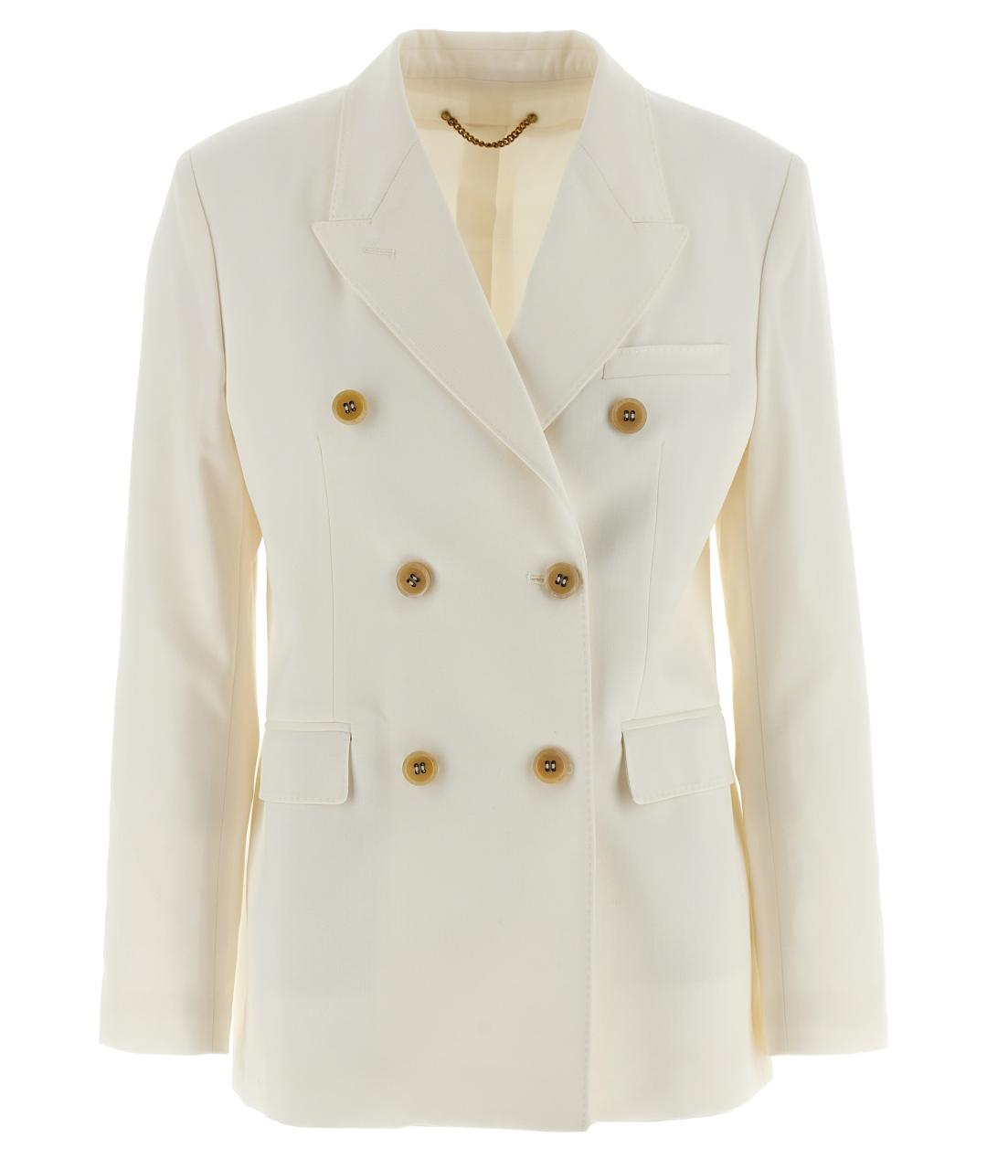 GOLDEN GOOSE DELUXE BRAND Белый полиэстеровый жакет/пиджак, фото 1