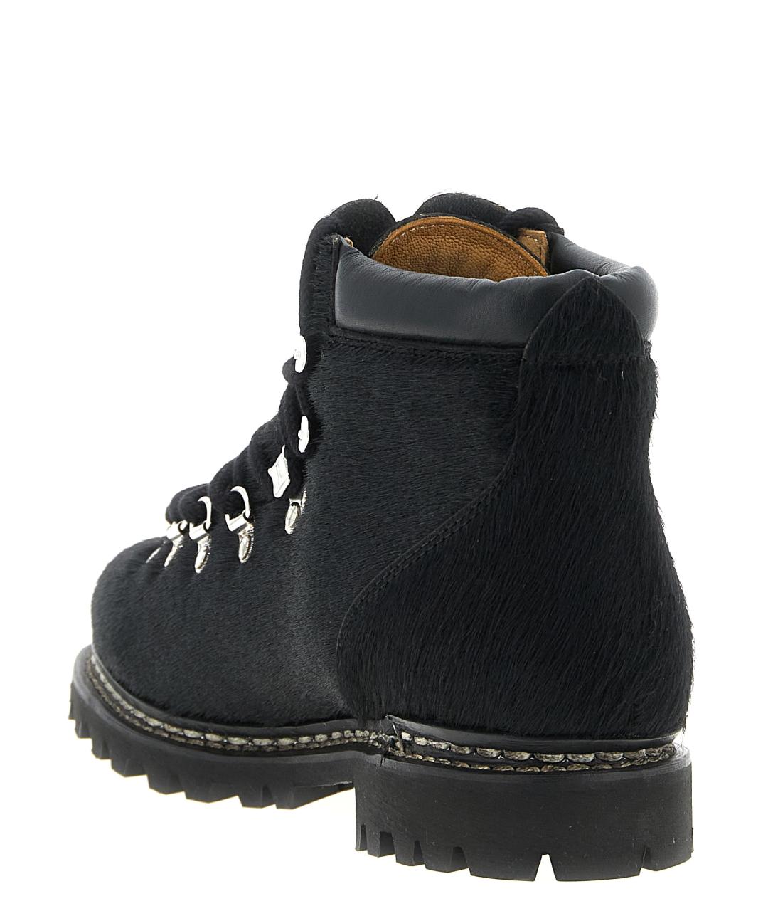 JUNYA WATANABE Черные кожаные высокие ботинки, фото 3