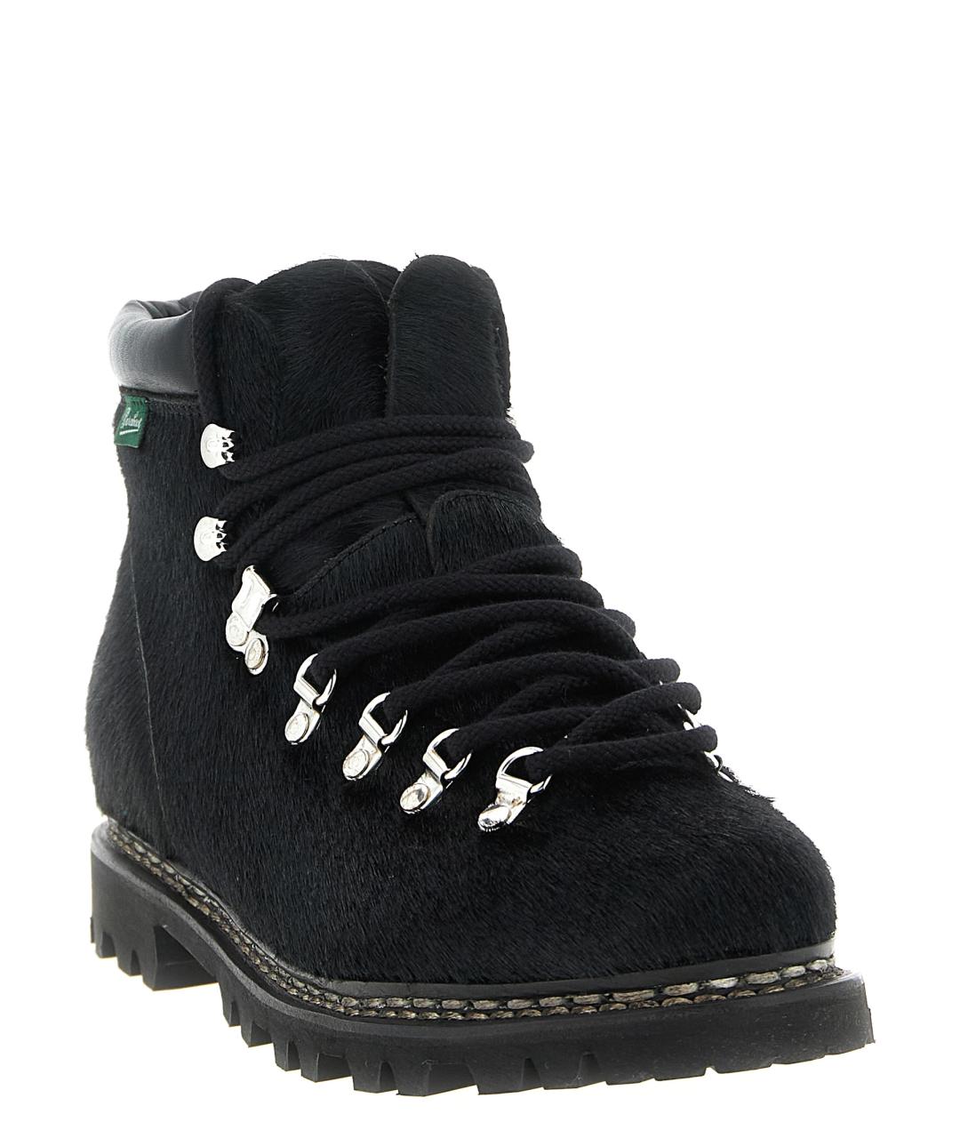 JUNYA WATANABE Черные кожаные высокие ботинки, фото 2