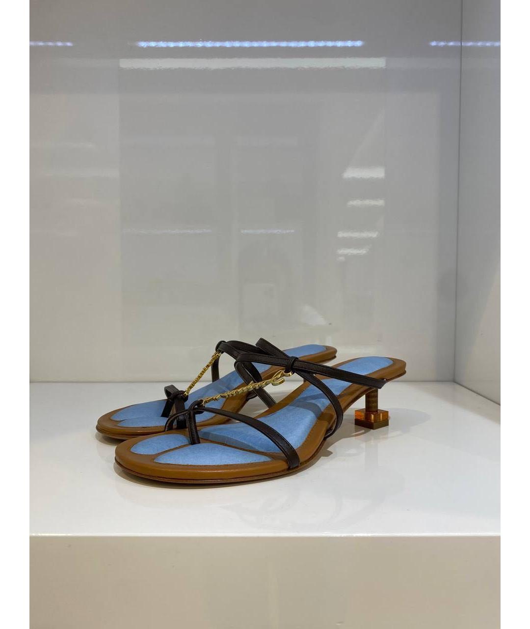 JACQUEMUS Мульти сабо, фото 3