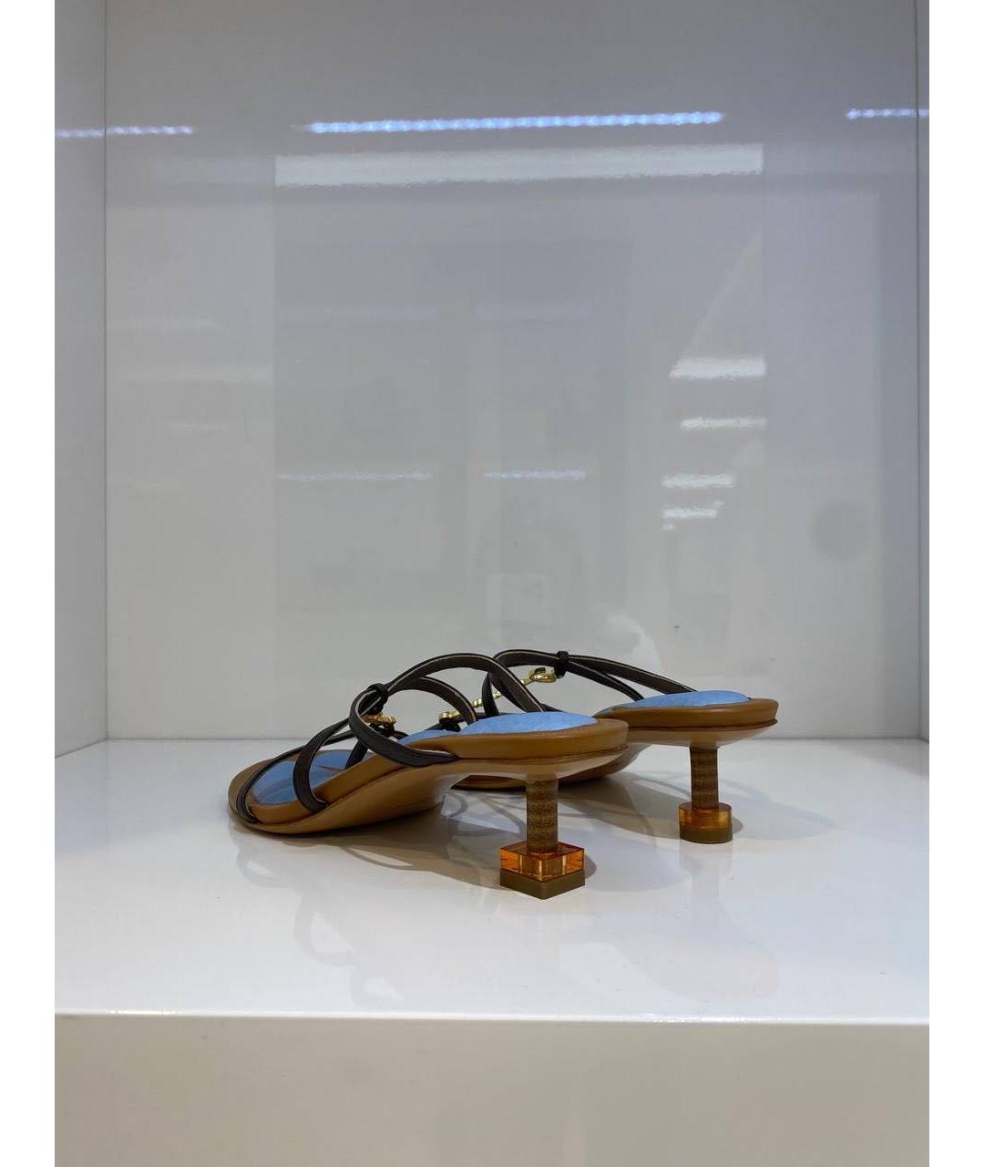 JACQUEMUS Мульти сабо, фото 4