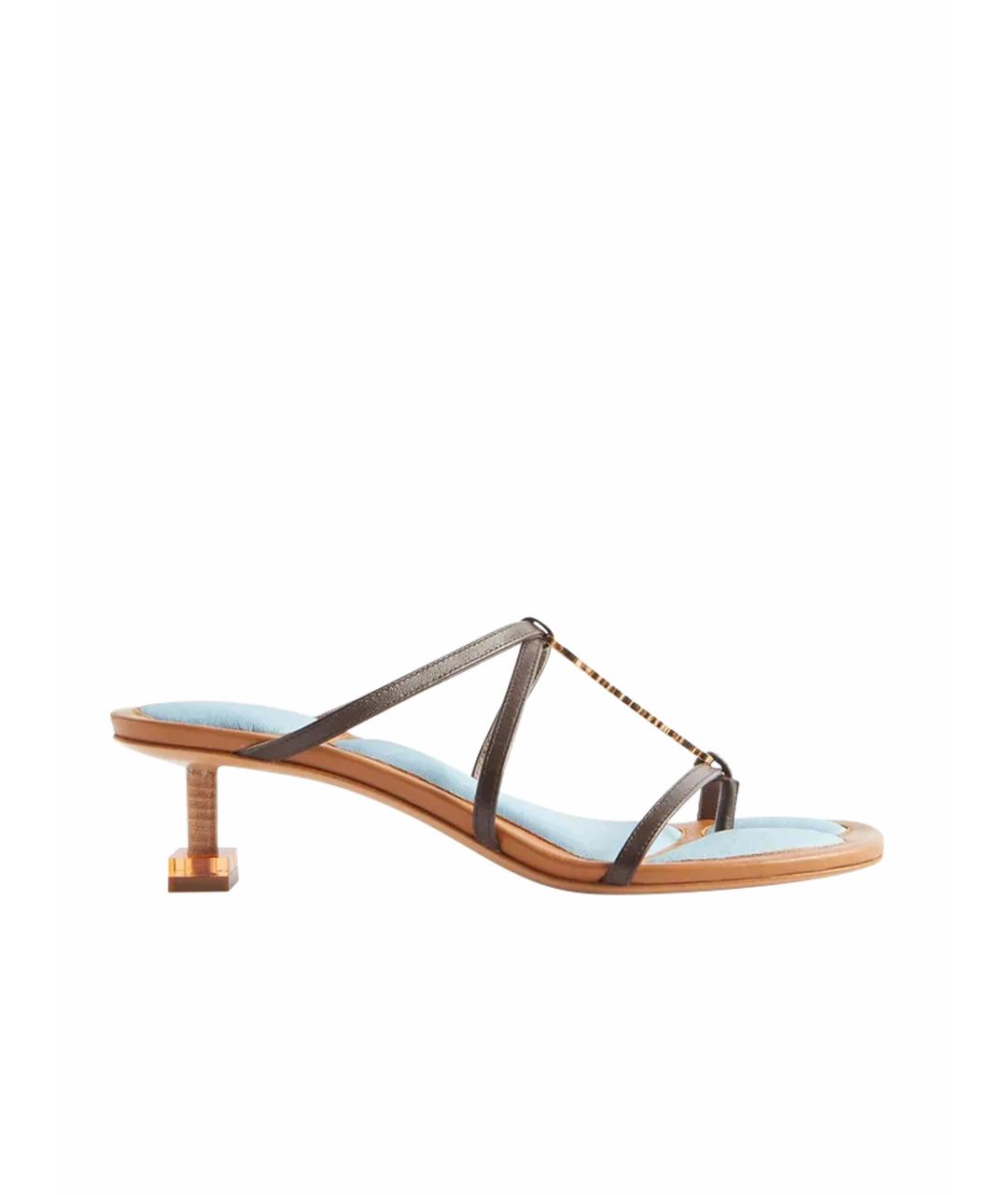 JACQUEMUS Мульти сабо, фото 1