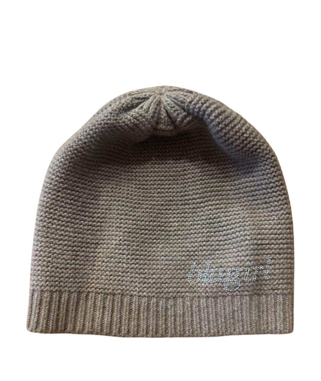 BLUGIRL Бежевая шерстяная шапка, фото 1