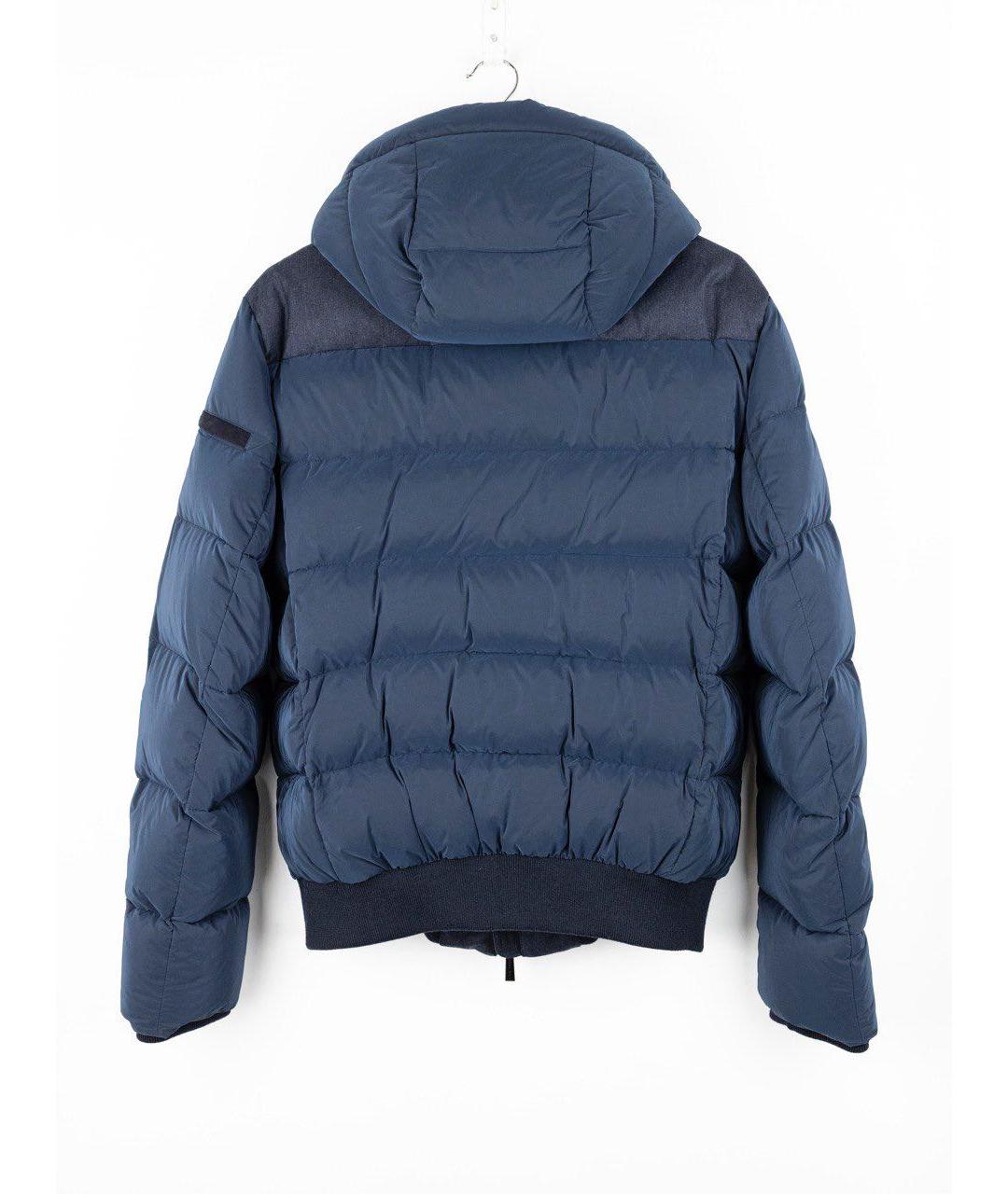 MOORER Темно-синяя шерстяная куртка, фото 2