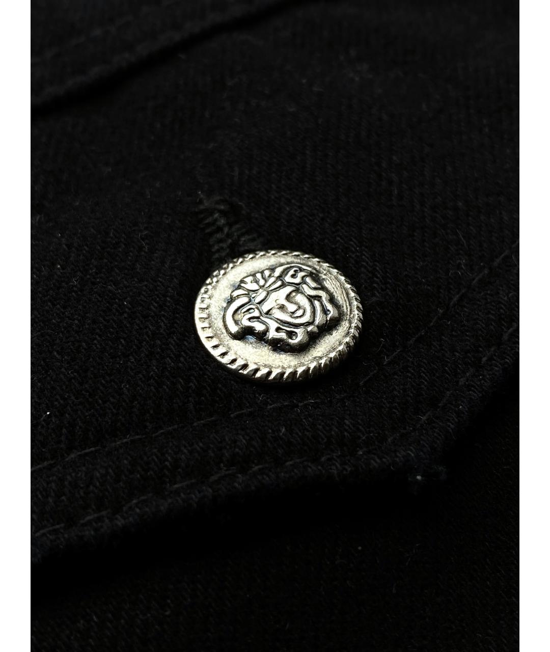 VERSACE JEANS COUTURE Черный хлопковый жилет, фото 5