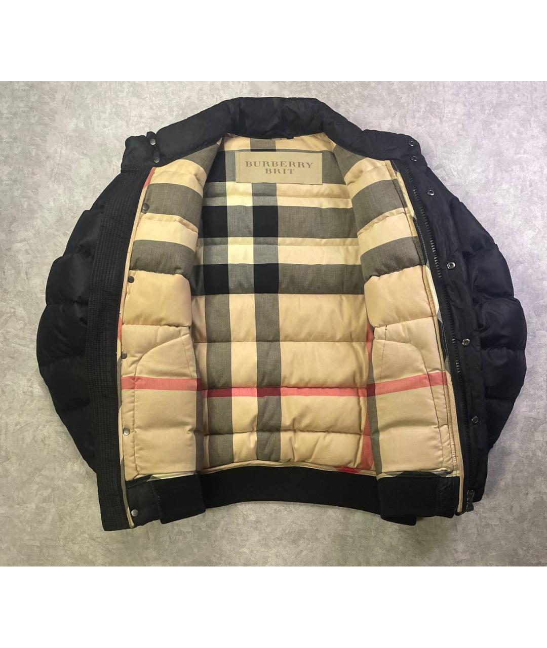 BURBERRY Черный пуховик, фото 3